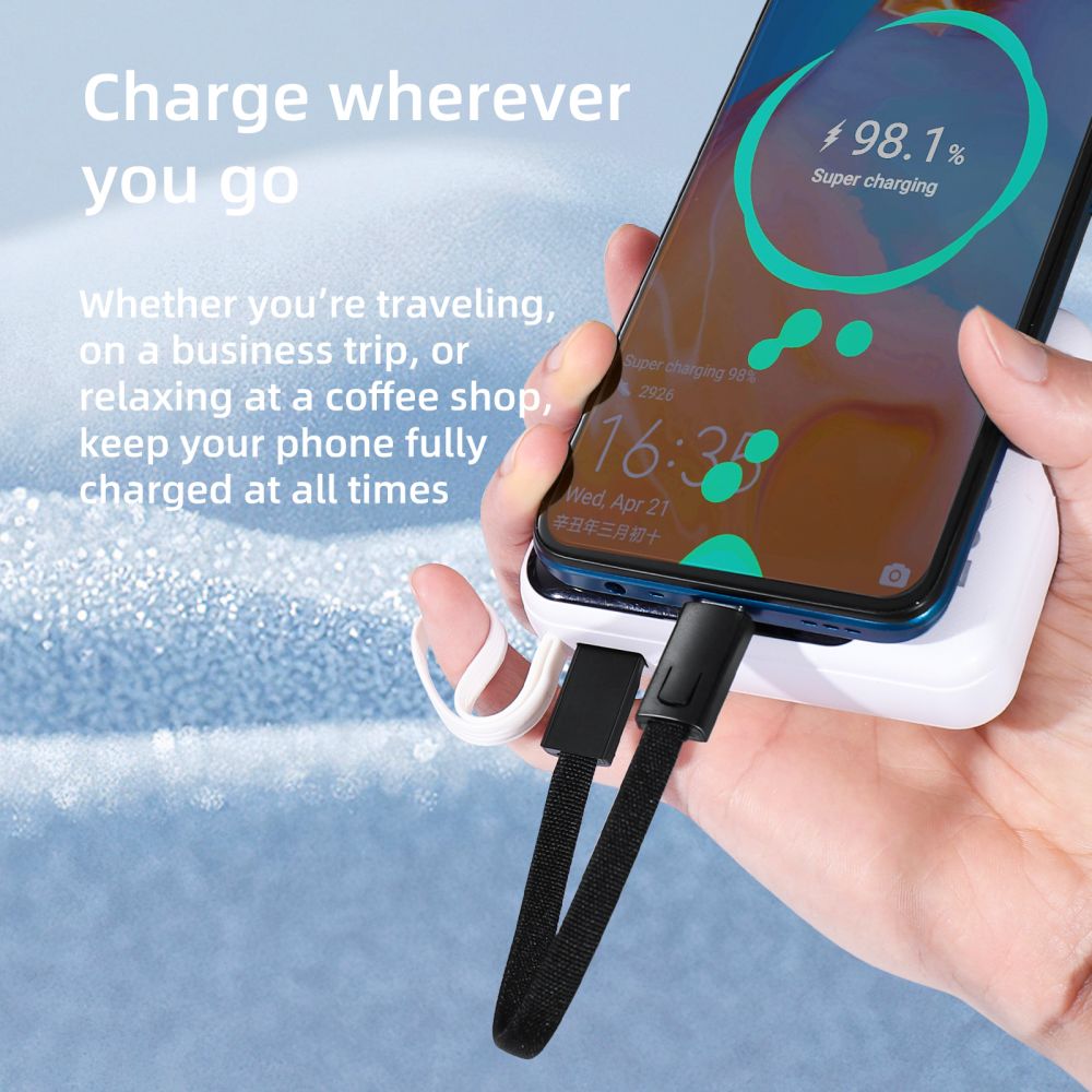 Tech-Protect Ultraboost DNA Cable with Keychain USB-C PD 60W / 3A - Gray_3