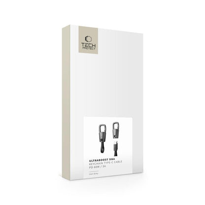 Tech-Protect Ultraboost DNA Cable with Keychain USB-C PD 60W / 3A - Gray_6