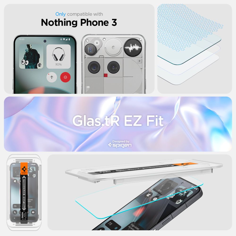 Spigen Glas.TR EZ Fit Tempered Glass 2-pack for Nothing Phone 3 - Transparent_7