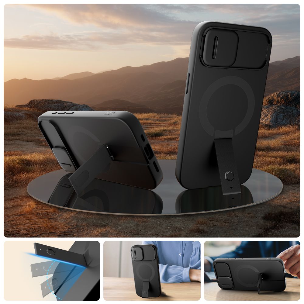 Tech-Protect Kevlar Aura MagSafe Case for iPhone 16e - Black_6