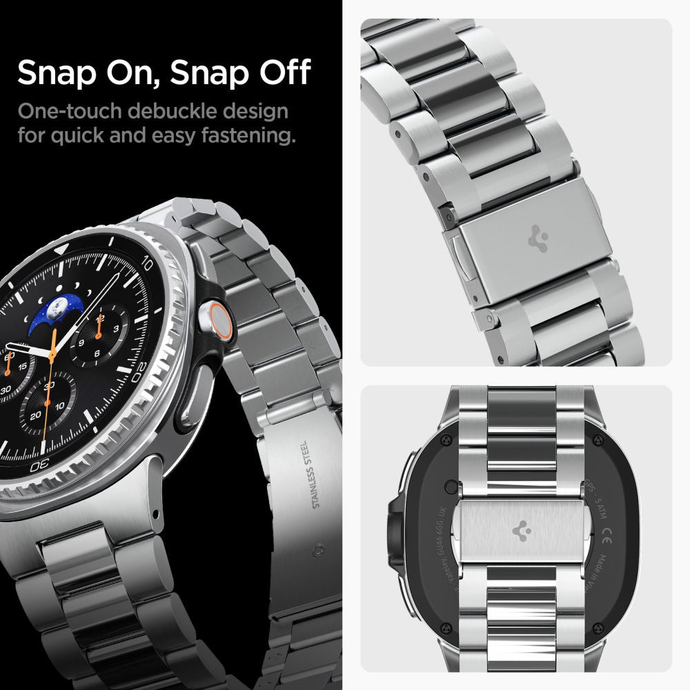 Spigen Modern Fit Band for Samsung Galaxy Watch 40/44/46 mm - Silver_10
