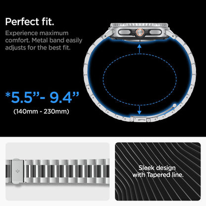 Spigen Modern Fit Band for Samsung Galaxy Watch 40/44/46 mm - Silver_11