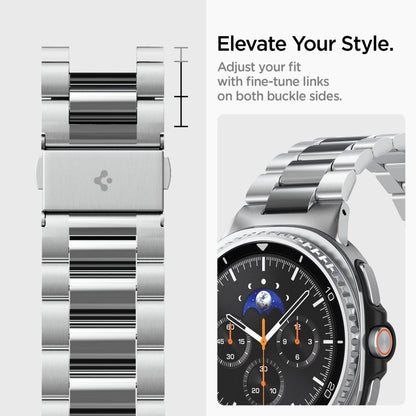 Spigen Modern Fit Band for Samsung Galaxy Watch 40/44/46 mm - Silver_12