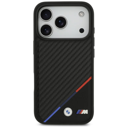 BMW M Carbon Tricolor Line MagSafe Case for iPhone 17 Pro - Black_2