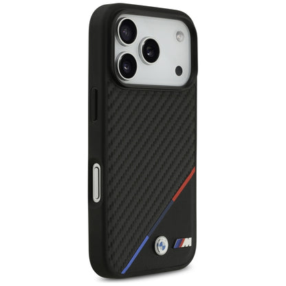 BMW M Carbon Tricolor Line MagSafe Case for iPhone 17 Pro - Black_3