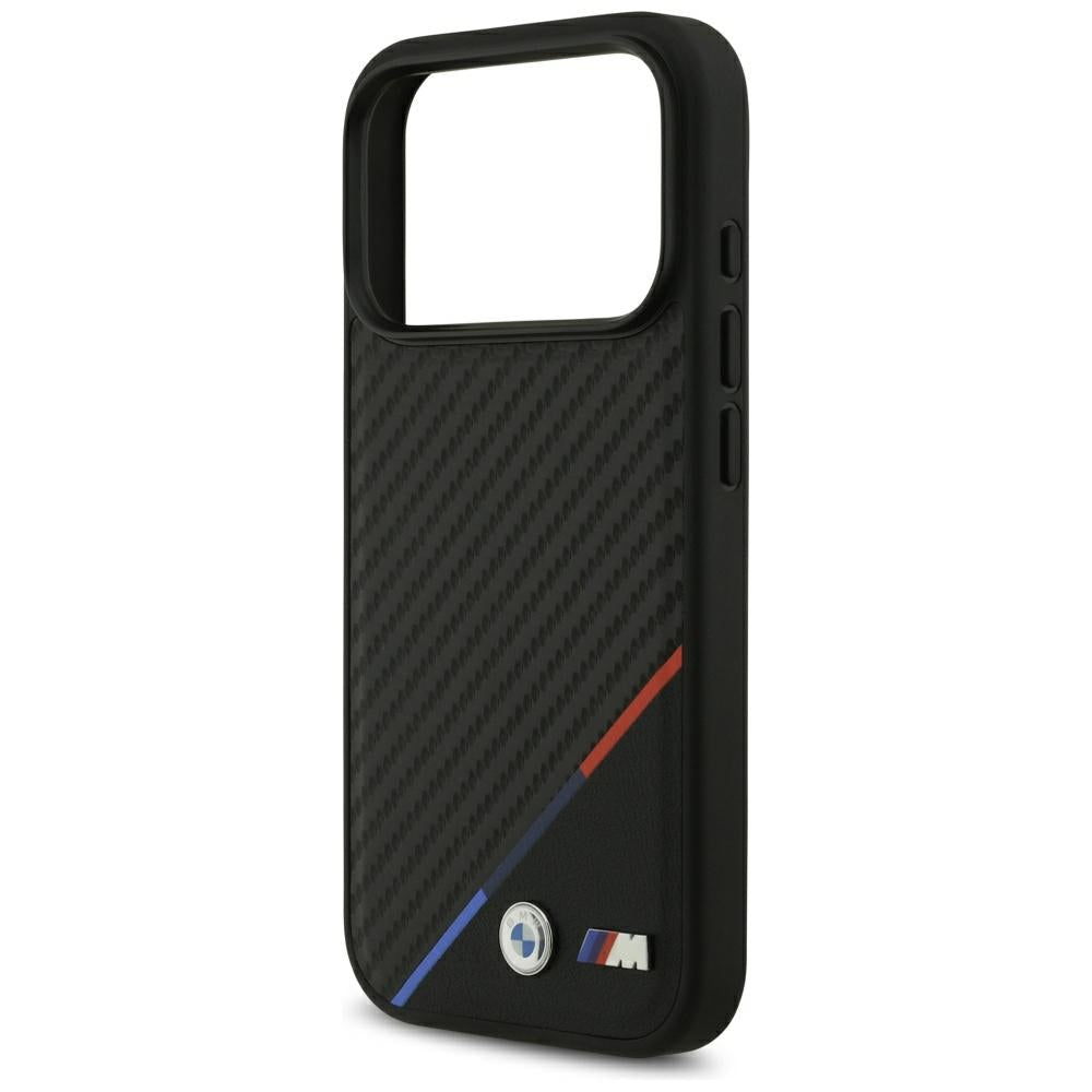 BMW M Carbon Tricolor Line MagSafe Case for iPhone 17 Pro - Black_5
