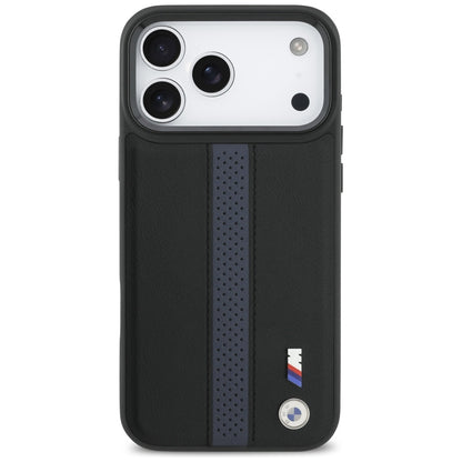 BMW M Perforated Stripe Logo MagSafe Case for iPhone 17 Pro Max - Blue_2
