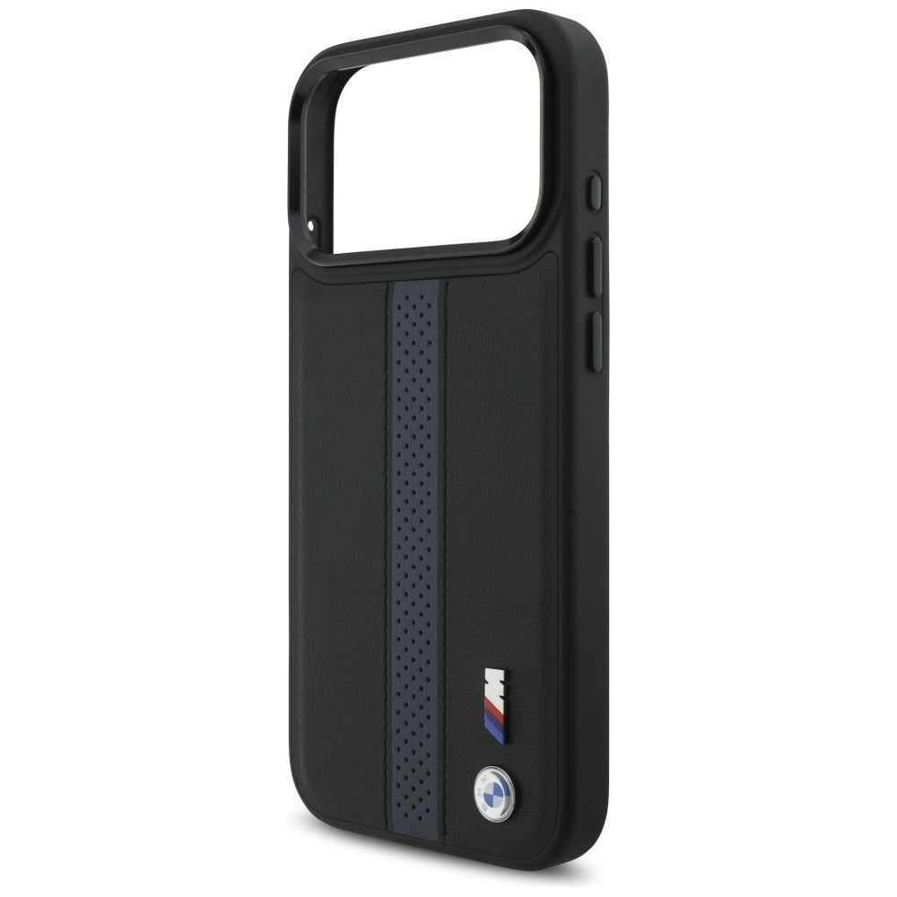 BMW M Perforated Stripe Logo MagSafe Case for iPhone 17 Pro Max - Blue_5