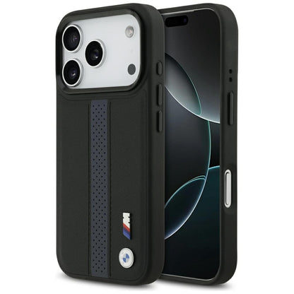 BMW M Perforated Stripe Logo MagSafe Case for iPhone 17 Pro - Blue_0