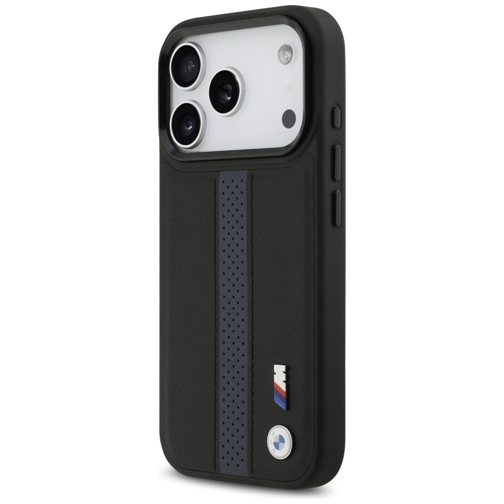 BMW M Perforated Stripe Logo MagSafe Case for iPhone 17 Pro - Blue_1