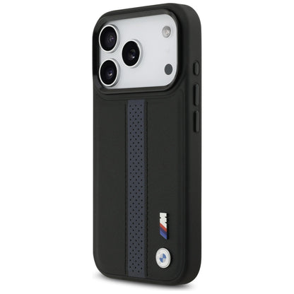 BMW M Perforated Stripe Logo MagSafe Case for iPhone 17 Pro - Blue_1