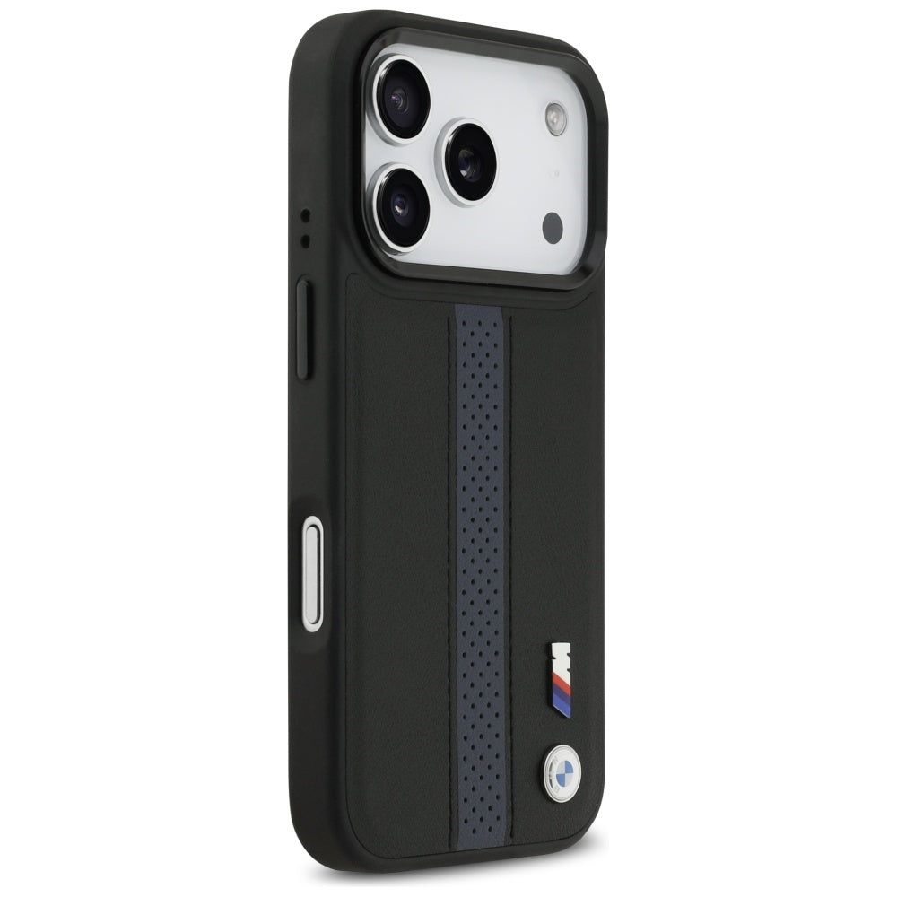 BMW M Perforated Stripe Logo MagSafe Case for iPhone 17 Pro - Blue_3