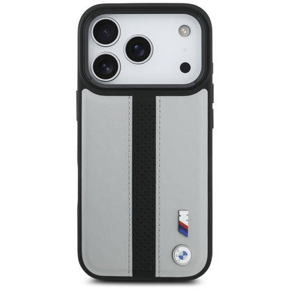BMW M Perforated Stripe Logo MagSafe Case for iPhone 17 Pro - Gray_2