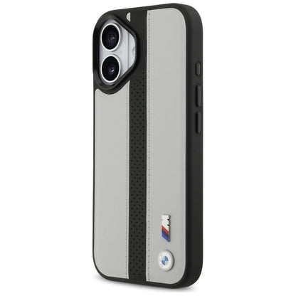 BMW M Perforated Stripe Logo MagSafe Case for iPhone 17 - Gray_1