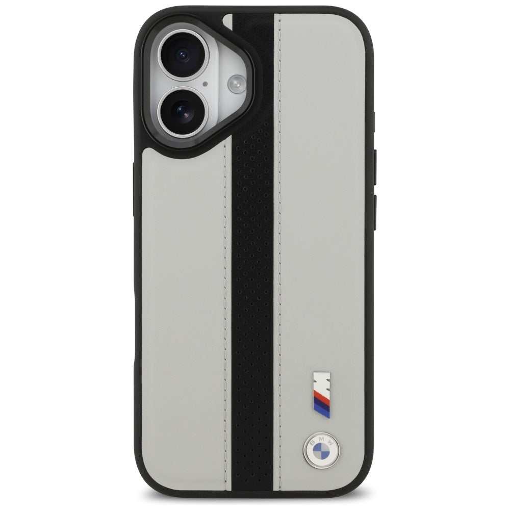 BMW M Perforated Stripe Logo MagSafe Case for iPhone 17 - Gray_2