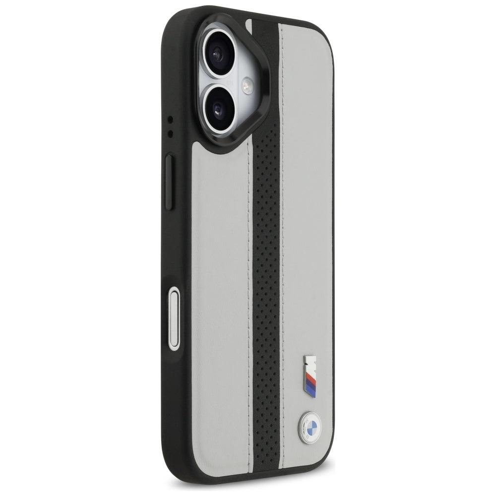 BMW M Perforated Stripe Logo MagSafe Case for iPhone 17 - Gray_3