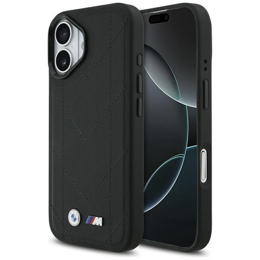 BMW M Quilted Logo MagSafe iPhone 17 Case - Black_0