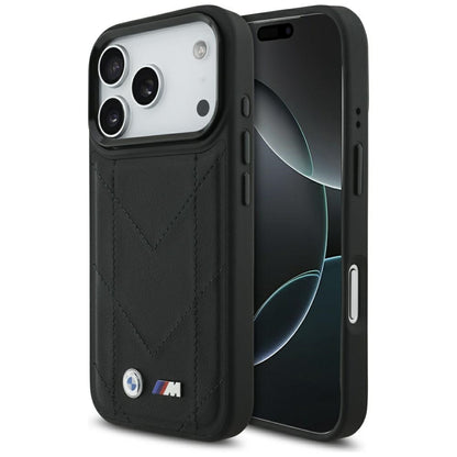 BMW M Quilted Logo MagSafe Case for iPhone 17 Pro - Black_0