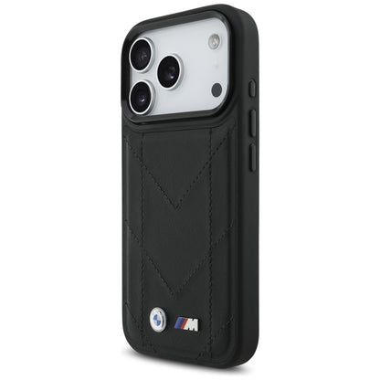 BMW M Quilted Logo MagSafe Case for iPhone 17 Pro - Black_1