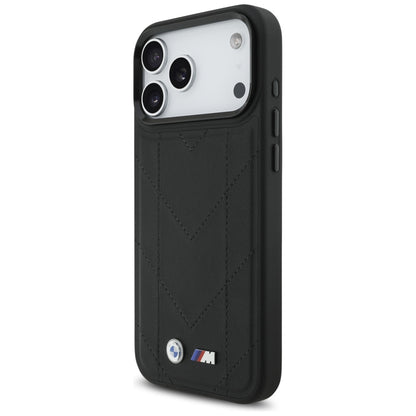 BMW M Quilted Logo MagSafe Case for iPhone 17 Pro Max - Black_1