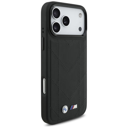 BMW M Quilted Logo MagSafe Case for iPhone 17 Pro Max - Black_3