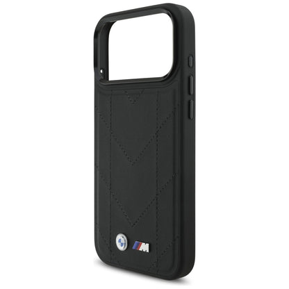 BMW M Quilted Logo MagSafe Case for iPhone 17 Pro Max - Black_5