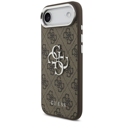 Guess 4G Big 4G Classic Logo case for iPhone 17 Air - brown and silver_1