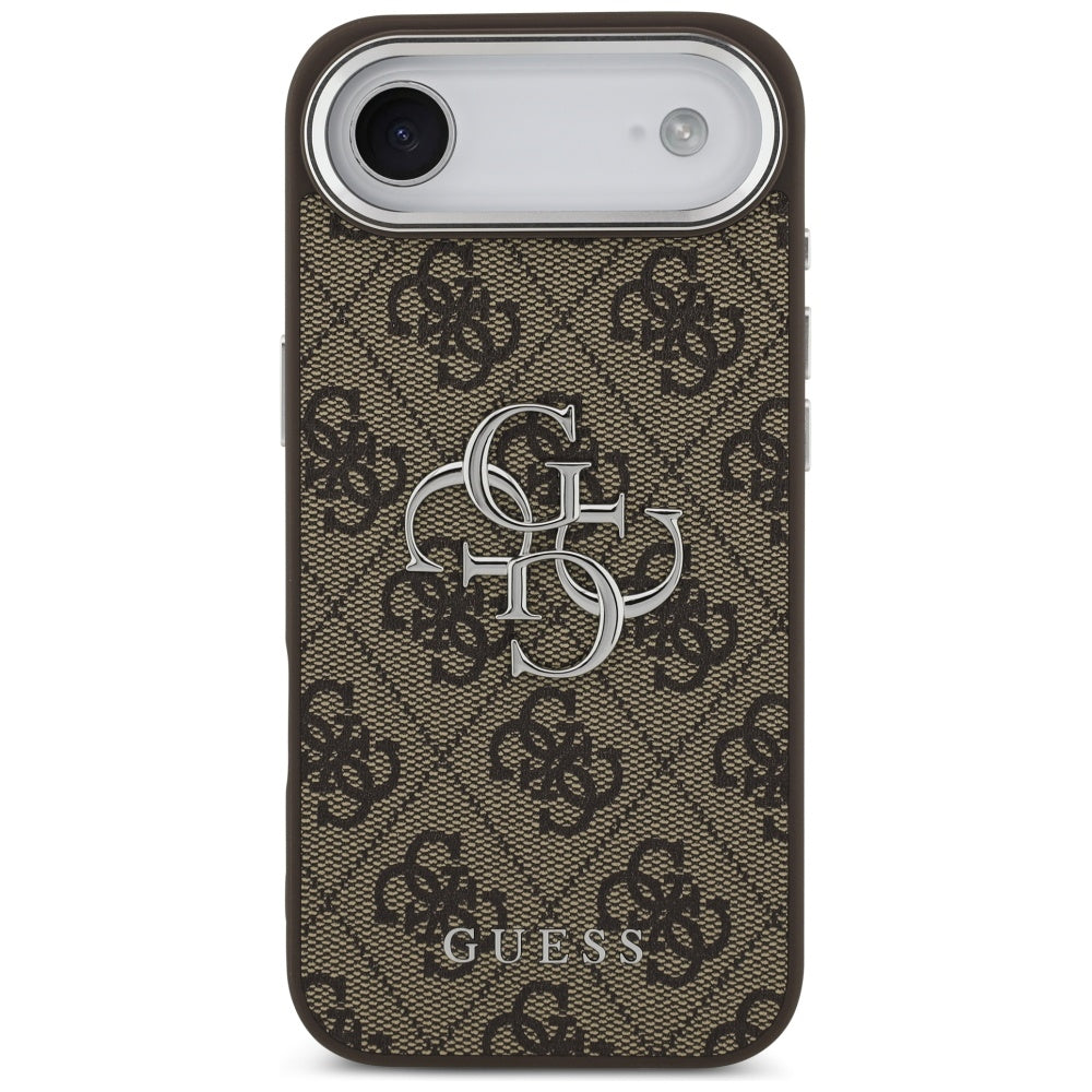 Guess 4G Big 4G Classic Logo case for iPhone 17 Air - brown and silver_2
