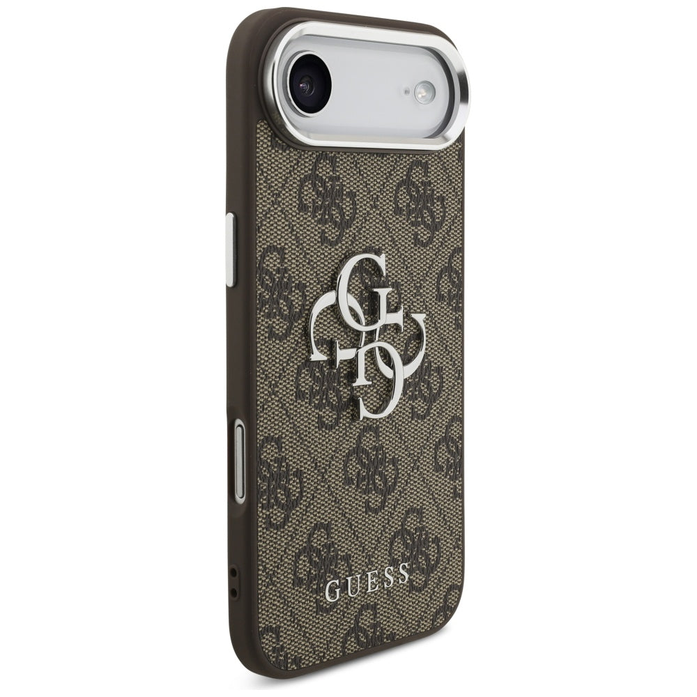 Guess 4G Big 4G Classic Logo case for iPhone 17 Air - brown and silver_3