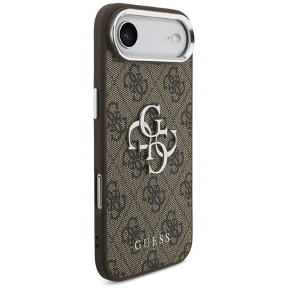 Guess 4G Big 4G Classic Logo case for iPhone 17 Air - brown and silver_3