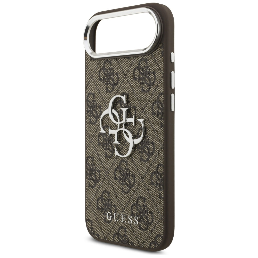 Guess 4G Big 4G Classic Logo case for iPhone 17 Air - brown and silver_5