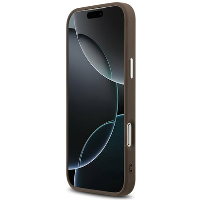 Guess 4G Big 4G Classic Logo Case for iPhone 17 Pro Max Brown - Silver_4
