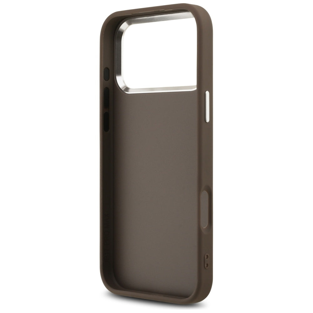 Guess 4G Big 4G Classic Logo Case for iPhone 17 Pro Max Brown - Silver_6
