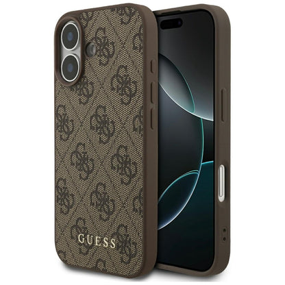 Guess 4G Classic Case for iPhone 17 - Brown_0
