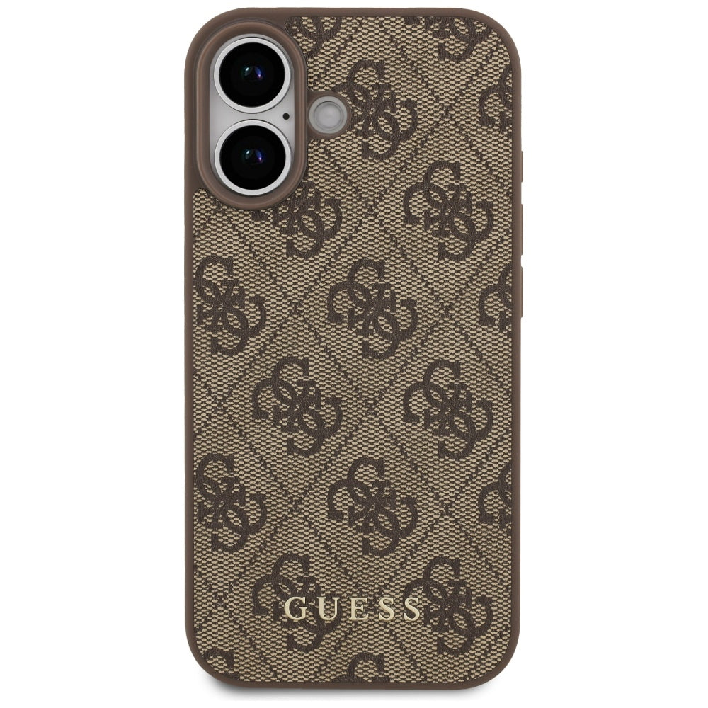 Guess 4G Classic Case for iPhone 17 - Brown_2