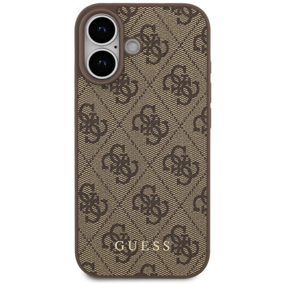 Guess 4G Classic Case for iPhone 17 - Brown_2