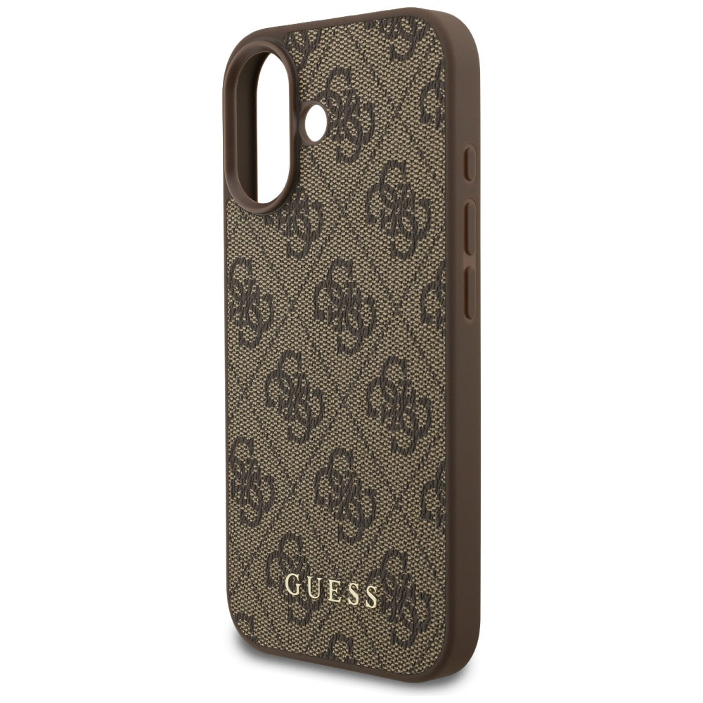 Guess 4G Classic Case for iPhone 17 - Brown_5