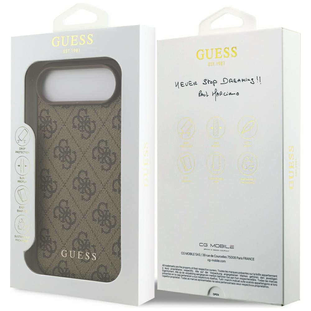 Guess 4G Classic Case for iPhone 17 Air - Brown_7