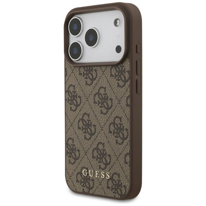 Guess 4G Classic Case for iPhone 17 Pro - Brown_1