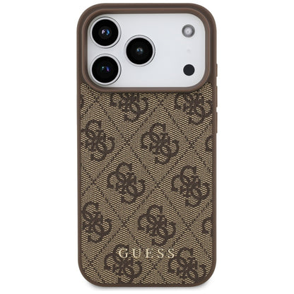 Guess 4G Classic Case for iPhone 17 Pro - Brown_2
