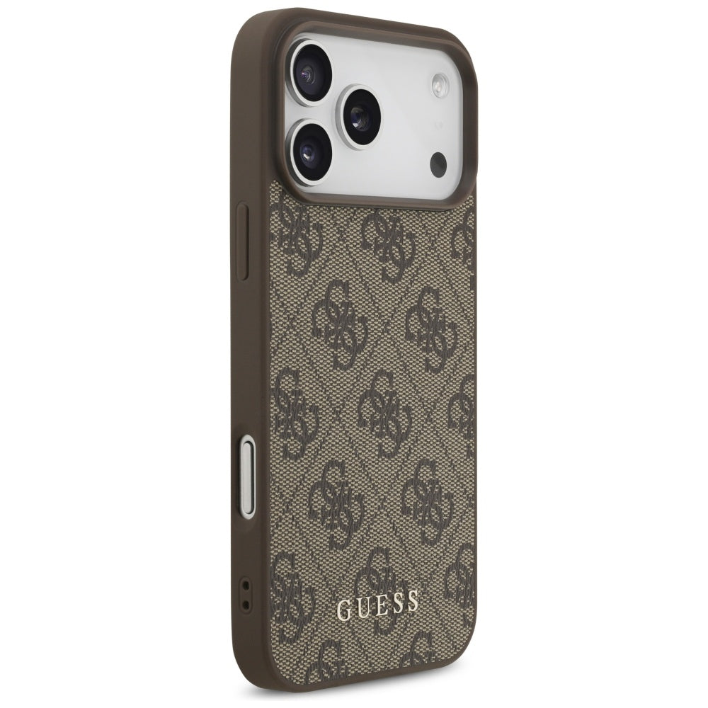 Guess 4G Classic Case for iPhone 17 Pro Max - Brown_3