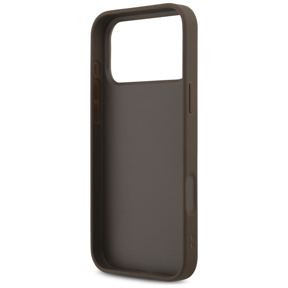 Guess 4G Classic Case for iPhone 17 Pro Max - Brown_6
