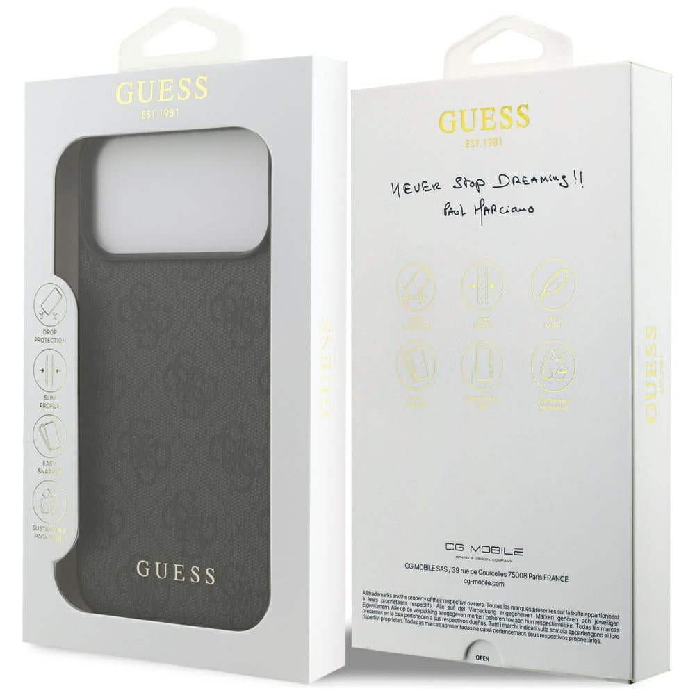 Guess 4G Classic Case for iPhone 17 Pro Max - Black_7