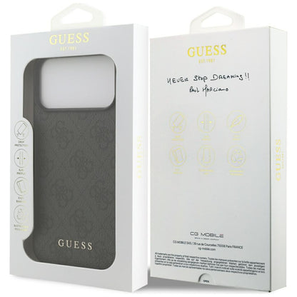 Guess 4G Classic Case for iPhone 17 Pro Max - Black_7