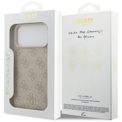 Guess 4G Classic Case for iPhone 17 Pro Max - Pink_7