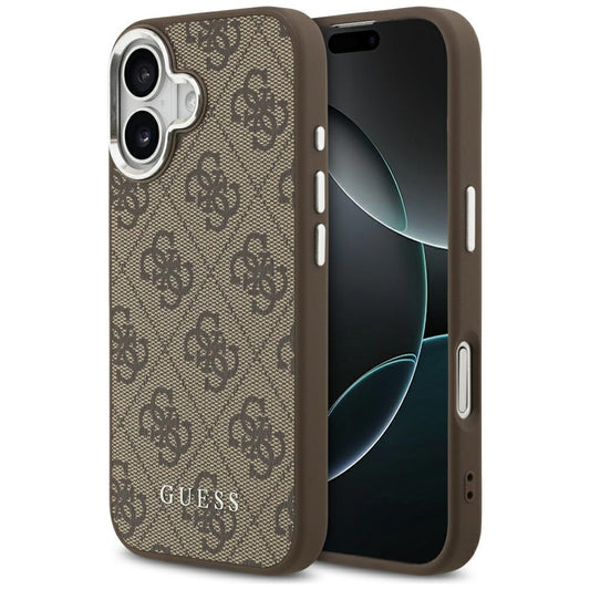 Guess 4G Classic Logo MagSafe case for iPhone 17 - brown_0