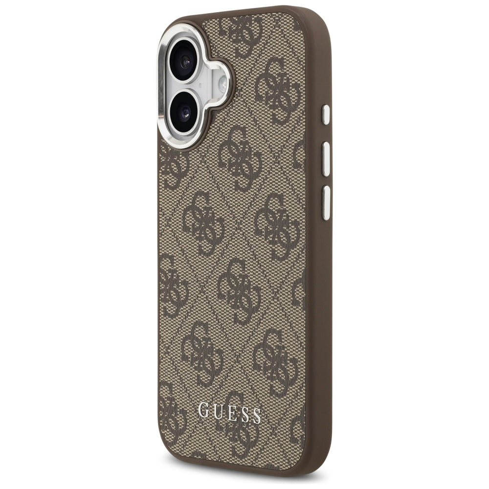 Guess 4G Classic Logo MagSafe case for iPhone 17 - brown_1