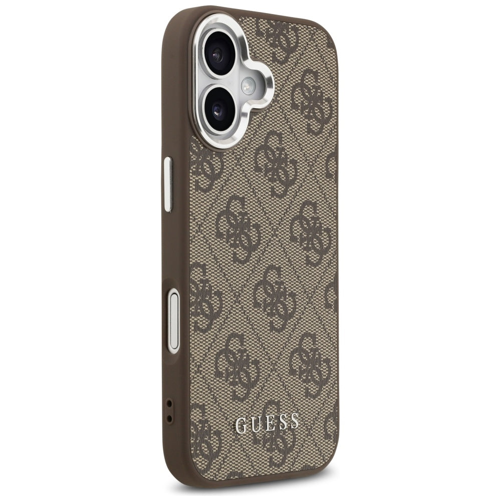 Guess 4G Classic Logo MagSafe case for iPhone 17 - brown_3