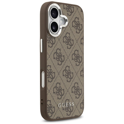 Guess 4G Classic Logo MagSafe case for iPhone 17 - brown_3
