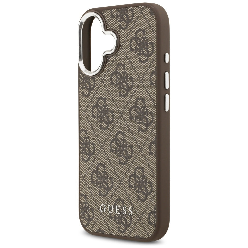 Guess 4G Classic Logo MagSafe case for iPhone 17 - brown_5